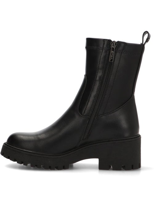 Botin Motero Chelsea Mujer Tacón Medio - Etika - Kiabi Botin Motero Chelsea Mujer Tacón Medio - Etika - Kiabi