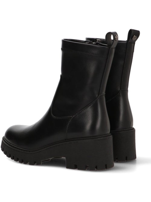 Botin Motero Chelsea Mujer Tacón Medio - Etika - Kiabi Botin Motero Chelsea Mujer Tacón Medio - Etika - Kiabi
