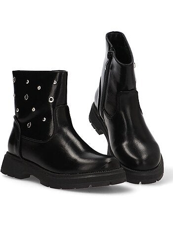 Botin Motero Chelsea Niña Suela Plana - Etika