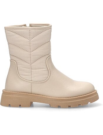 Botin Motero Chelsea Niña Suela Plana - Pistacho