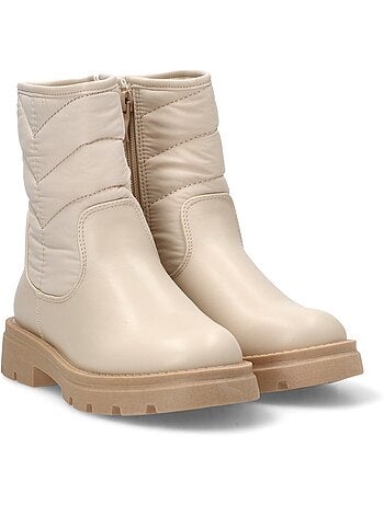 Botin Motero Chelsea Niña Suela Plana - Pistacho