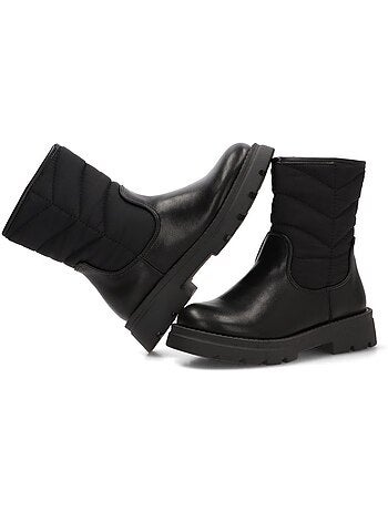 Botin Motero Chelsea Niña Suela Plana - Pistacho