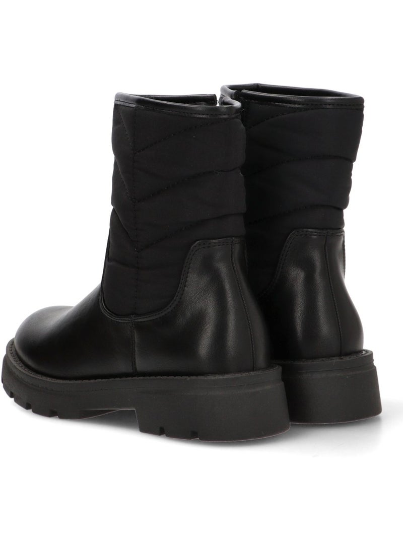 Botin Motero Chelsea Niña Suela Plana - Pistacho Negro - Kiabi