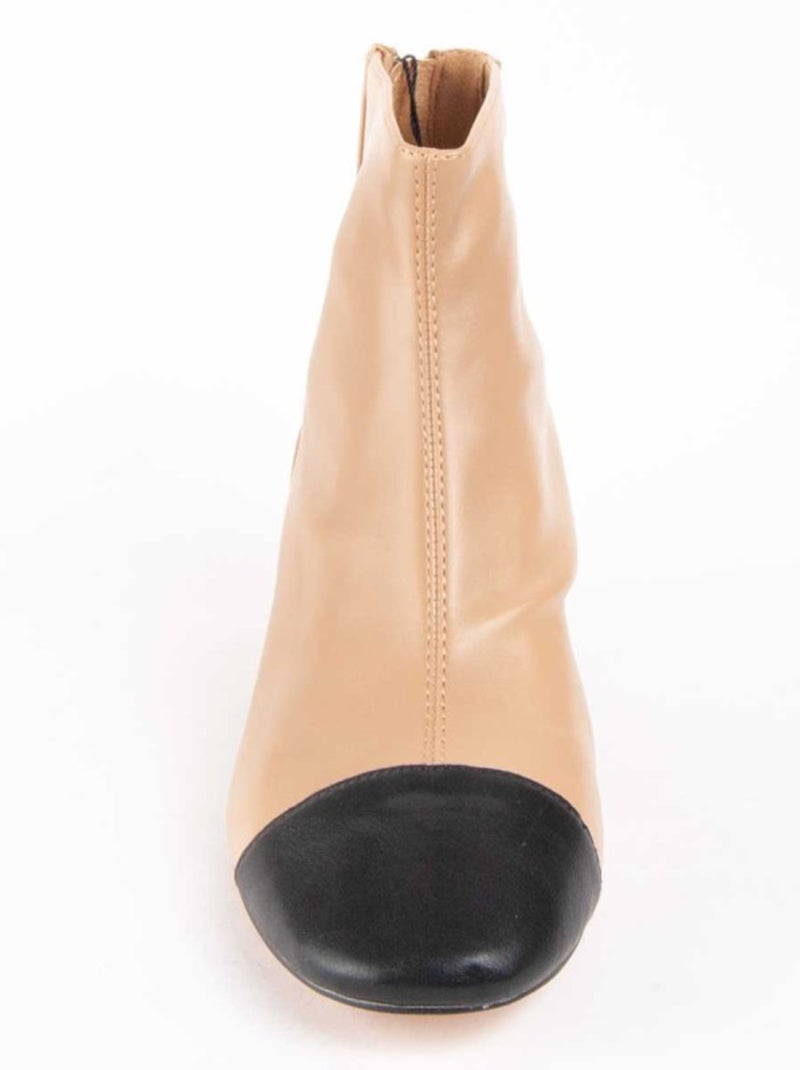 Botin Plano Sintetico Montevita Beige - Kiabi