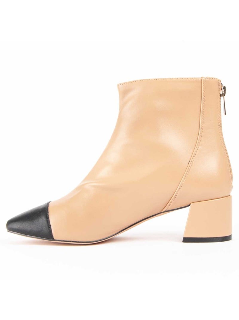 Botin Plano Sintetico Montevita Beige - Kiabi