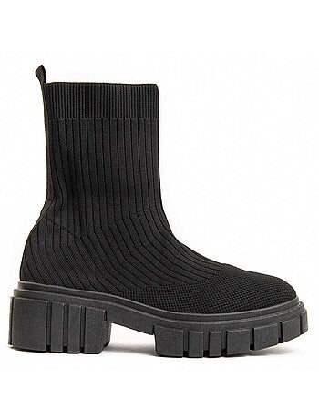 Botin Plataforma Sintetico Montevita