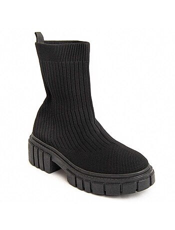 Botin Plataforma Sintetico Montevita