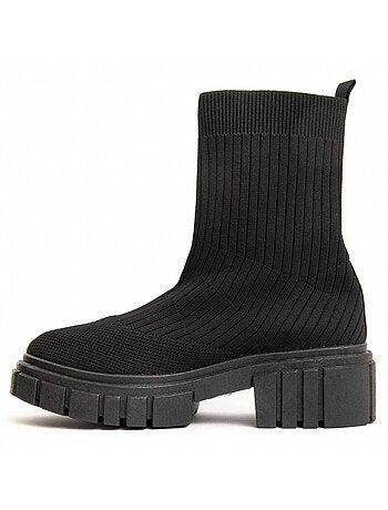 Botin Plataforma Sintetico Montevita