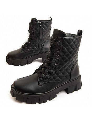 Botin Plataforma Sintetico Montevita