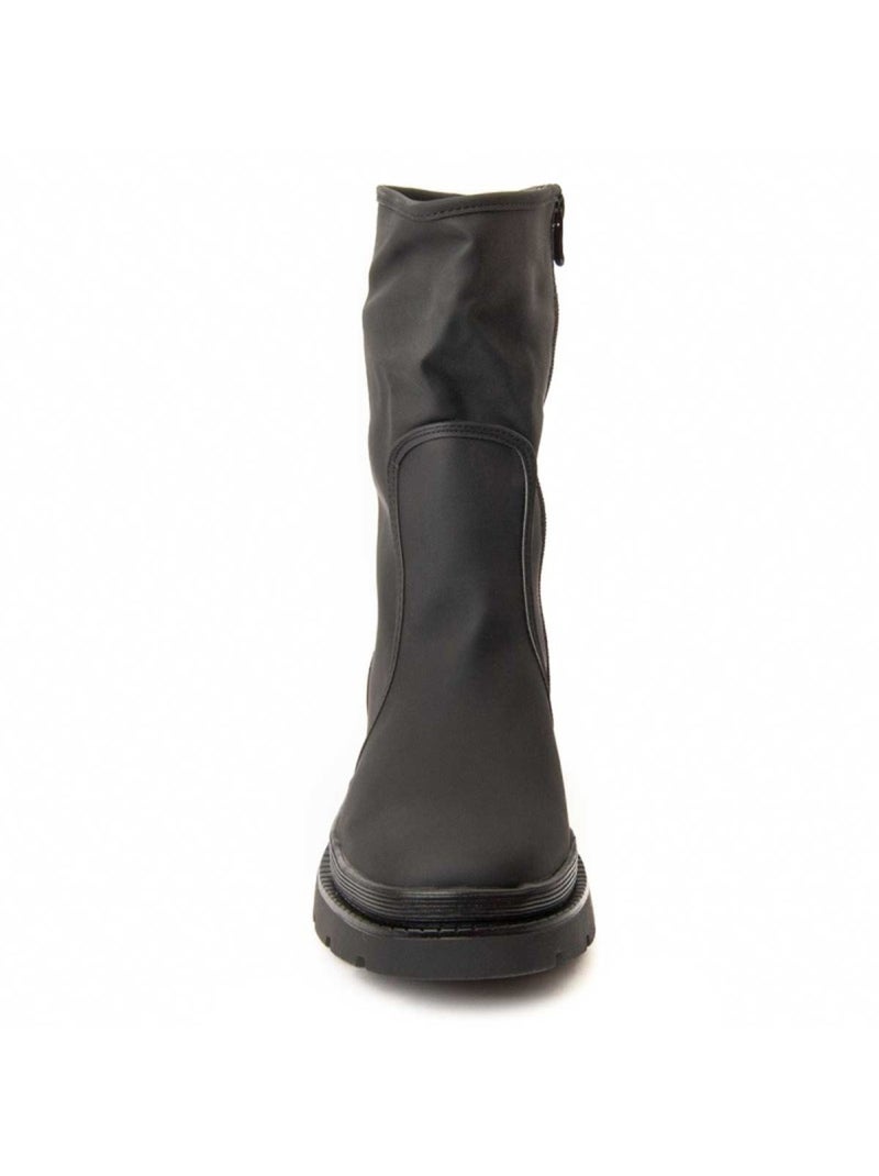 Botin Plataforma Sintetico Montevita Negro - Kiabi