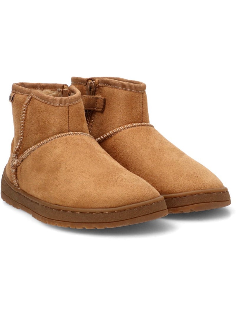 Botin respetuoso/barefoot niña suela plana - mustang kids Marrón claro - Kiabi