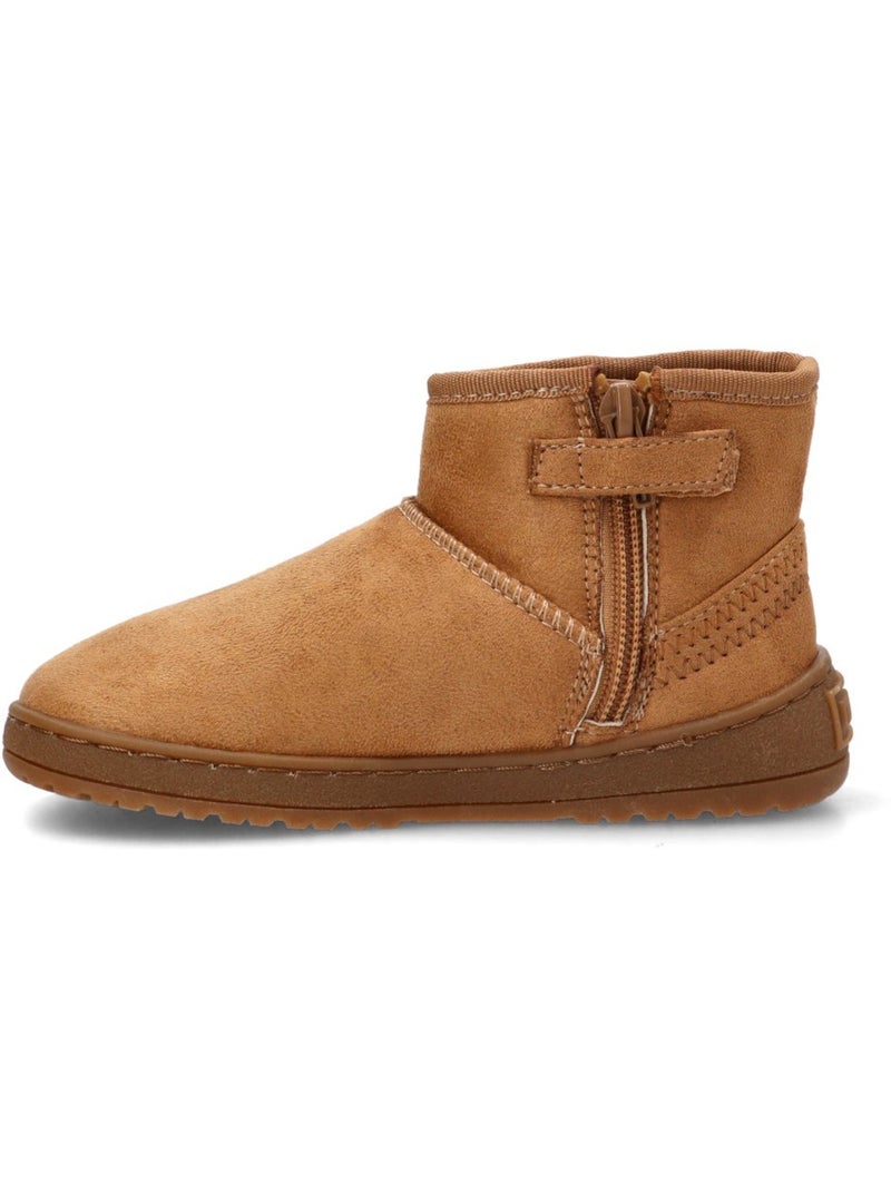 Botin respetuoso/barefoot niña suela plana - mustang kids Marrón claro - Kiabi