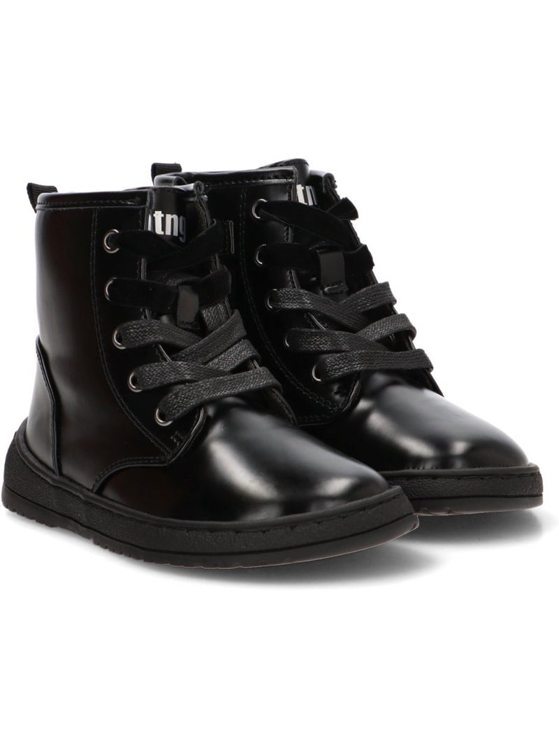 Botin respetuoso/barefoot niña suela plana - mustang kids Negro - Kiabi
