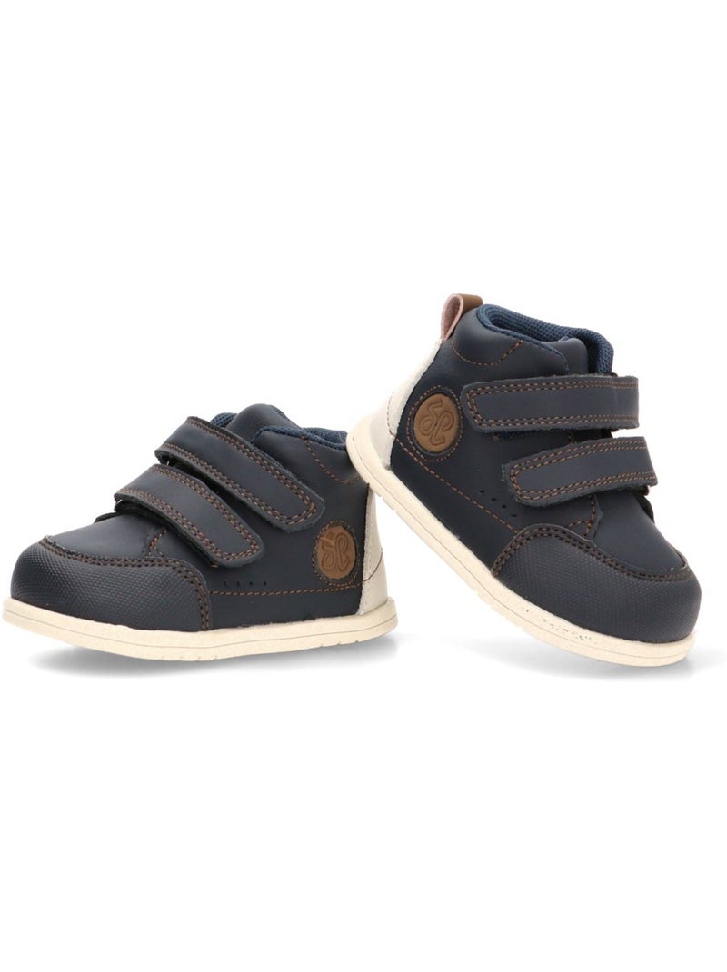 Botin respetuoso/barefoot niño suela plana - bubble bobble Azul marino - Kiabi