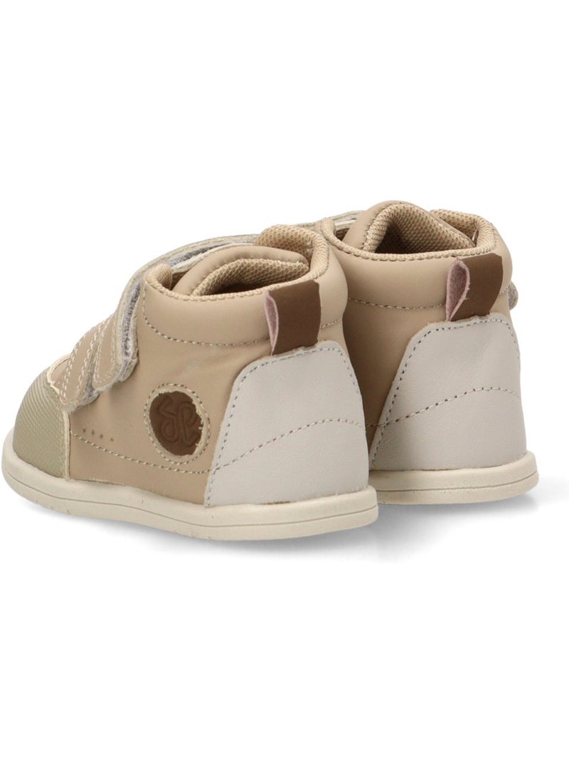 Botin respetuoso/barefoot niño suela plana - bubble bobble Beige - Kiabi