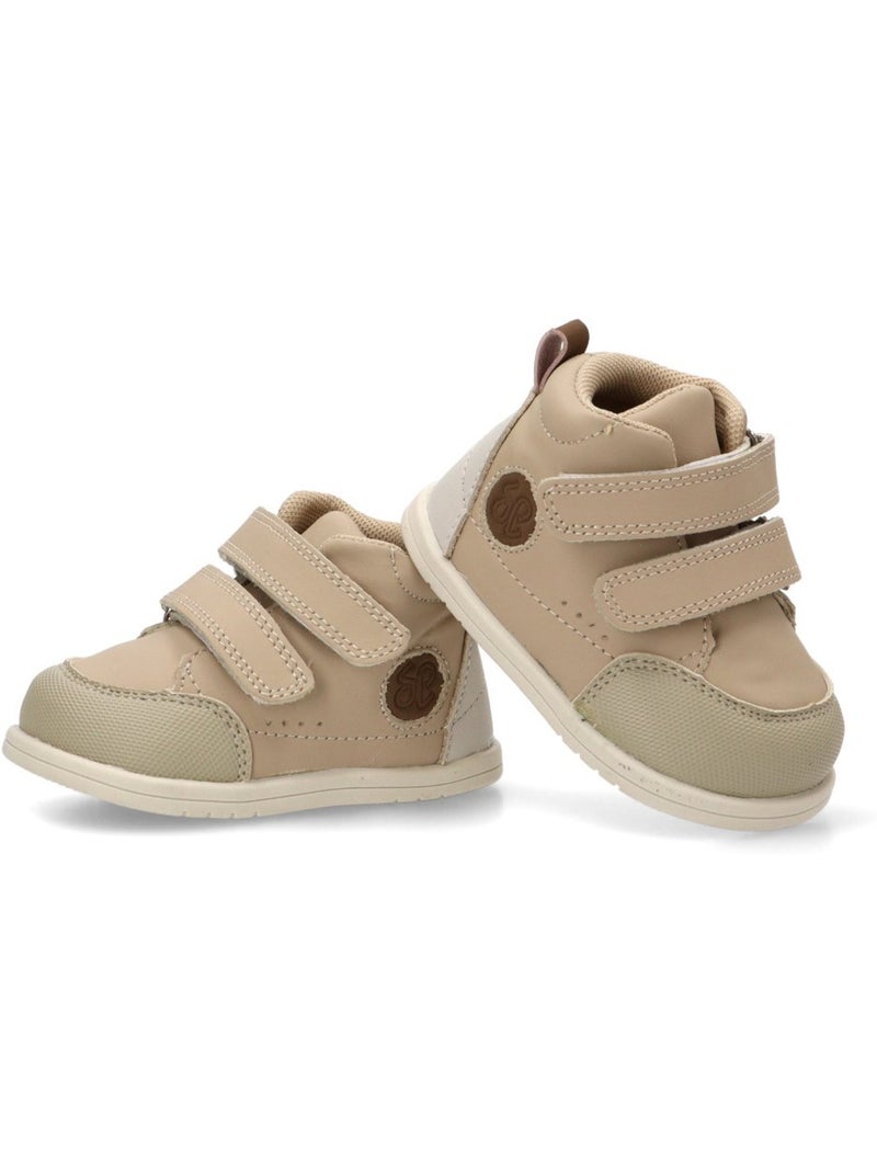 Botin respetuoso/barefoot niño suela plana - bubble bobble Beige - Kiabi