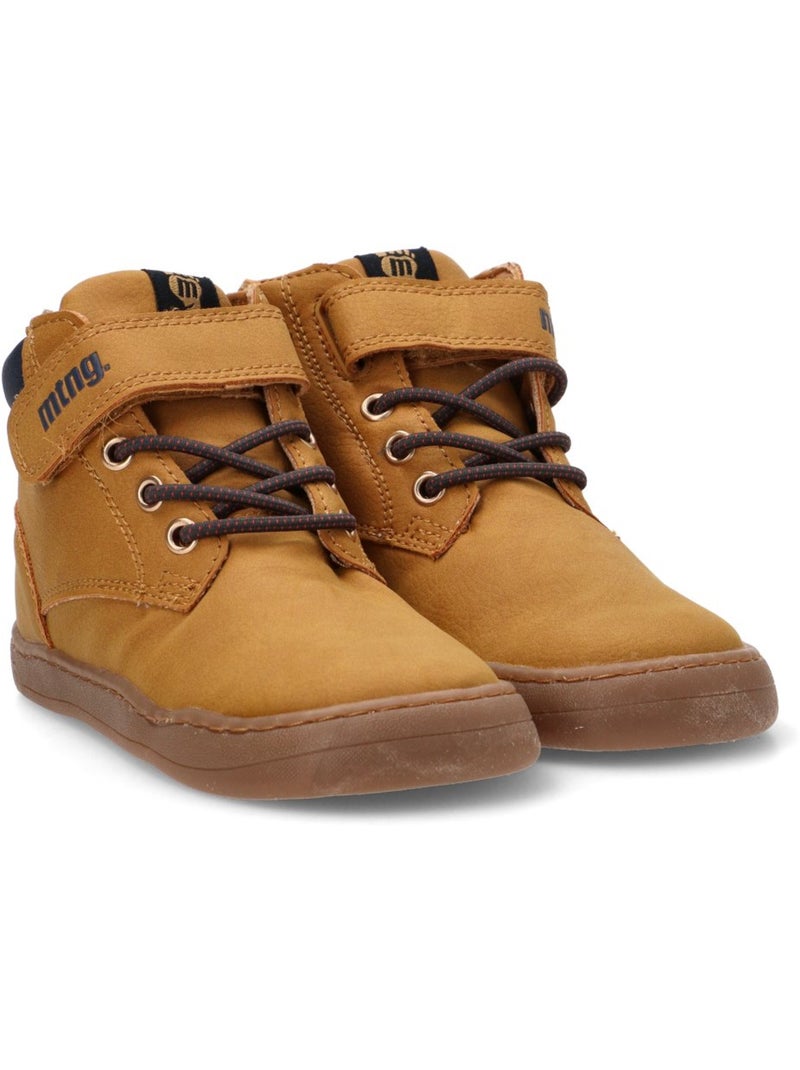 Botin Respetuoso/barefoot Niño Suela Plana - Mustang Kids Camel - Kiabi