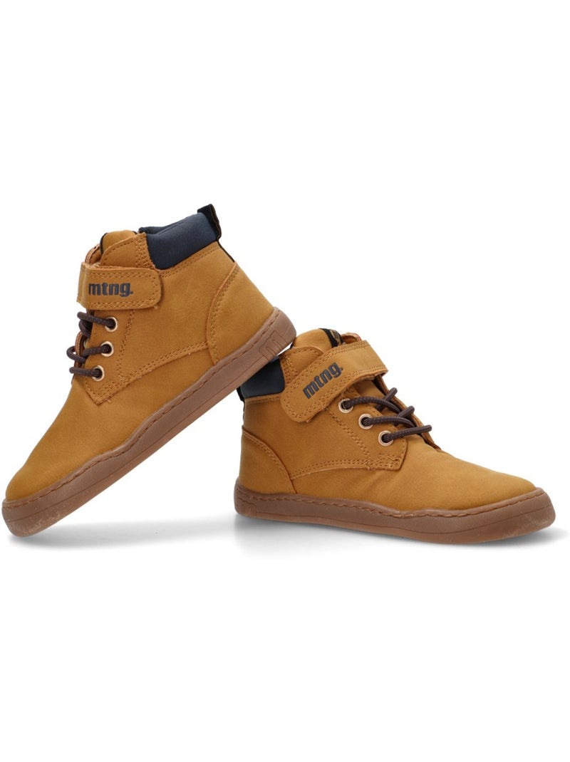 Botin Respetuoso/barefoot Niño Suela Plana - Mustang Kids Camel - Kiabi