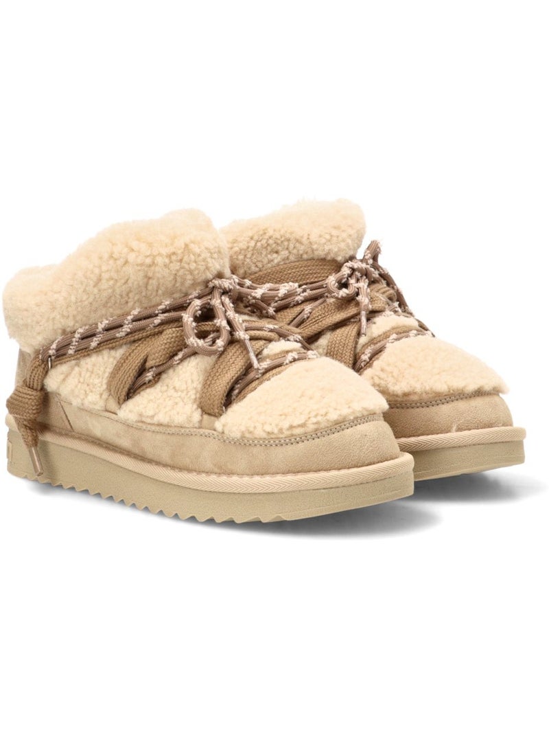 Botin ugg mujer suela plana - d´franklin Beige - Kiabi