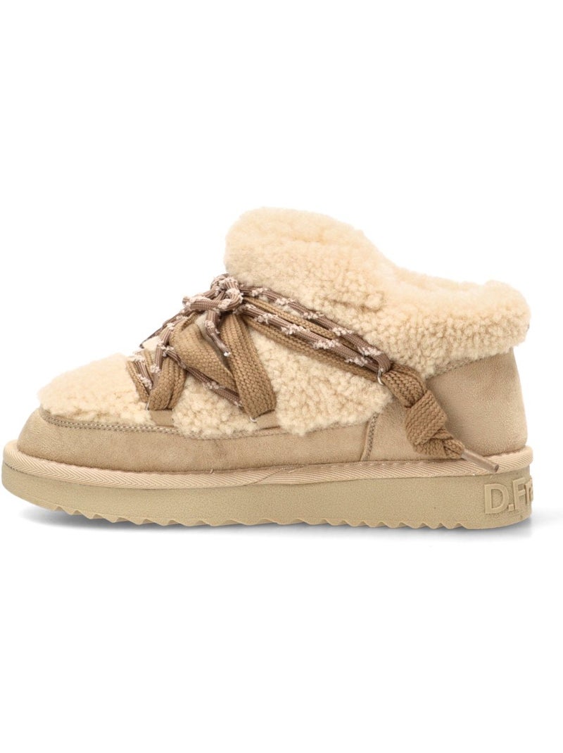 Botin ugg mujer suela plana - d´franklin Beige - Kiabi