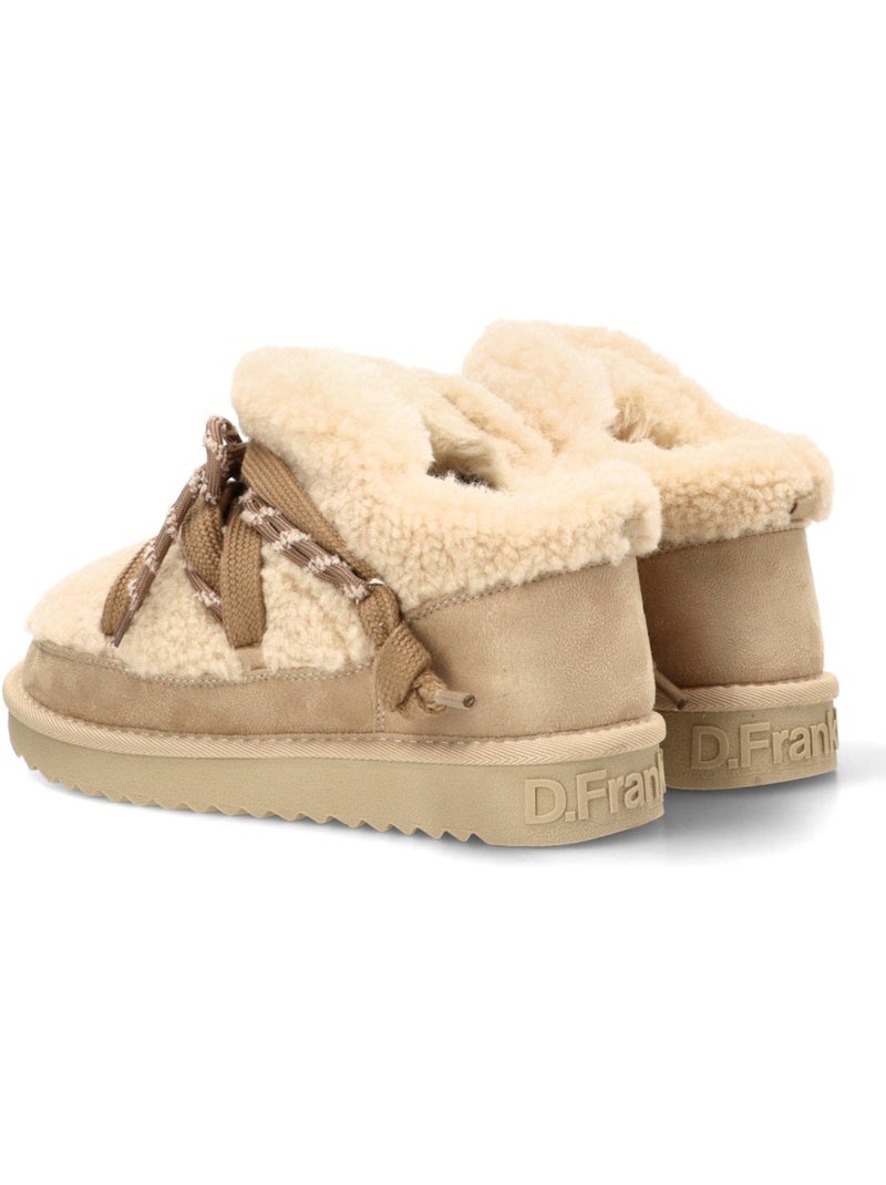 Botin ugg mujer suela plana - d´franklin Beige - Kiabi