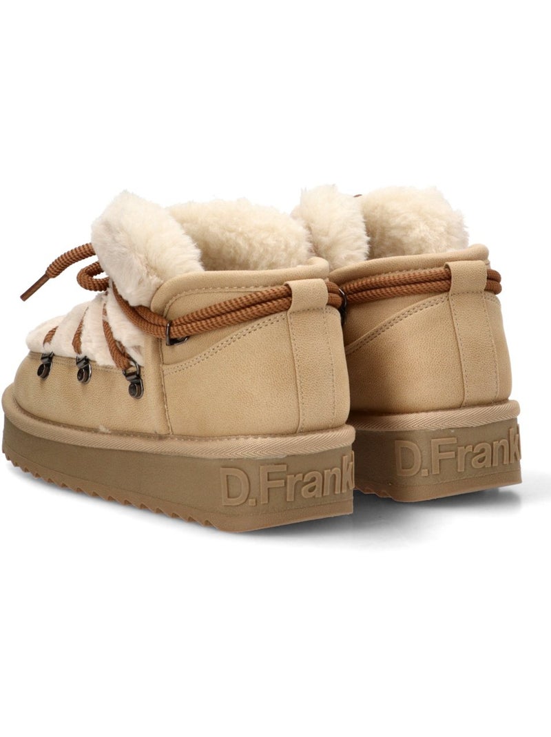 Botin ugg mujer suela plana - d´franklin Beige - Kiabi