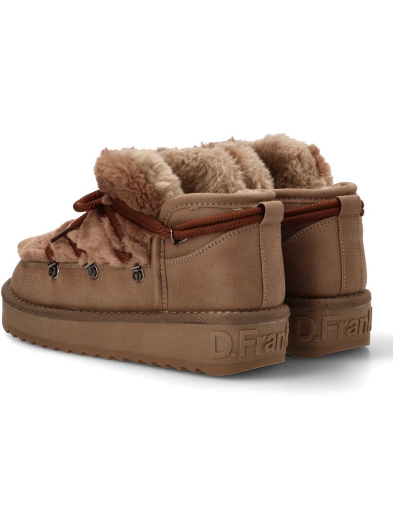 Botin Ugg Mujer Suela Plana - D´franklin Marrón - Kiabi