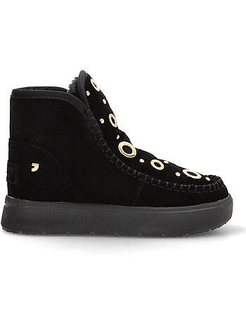 Botin Ugg Mujer Suela Plana - Gioseppo