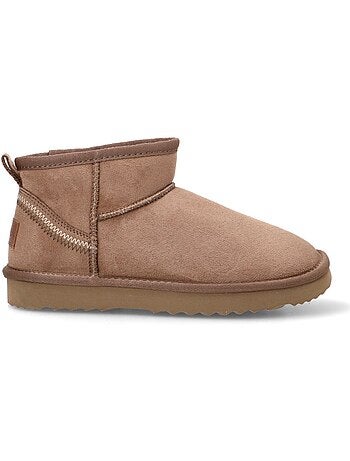 Botin Ugg Mujer Suela Plana - Mustang