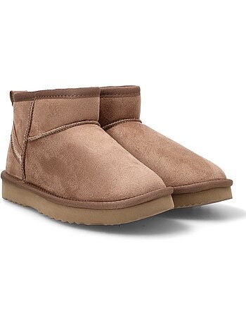 Botin Ugg Mujer Suela Plana - Mustang