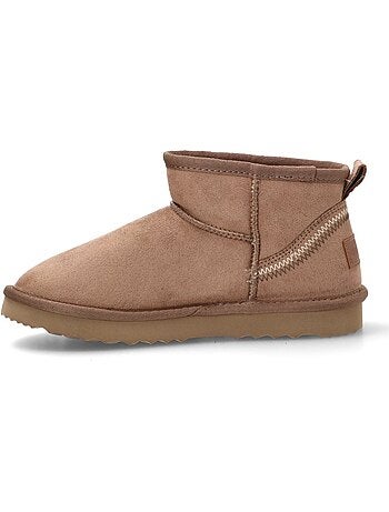 Botin Ugg Mujer Suela Plana - Mustang