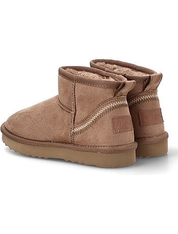Botin Ugg Mujer Suela Plana - Mustang