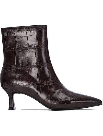 Botin ugg mujer tacón medio - xti