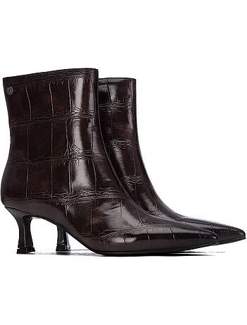 Botin ugg mujer tacón medio - xti