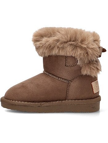 Botin ugg niña suela plana - conguitos