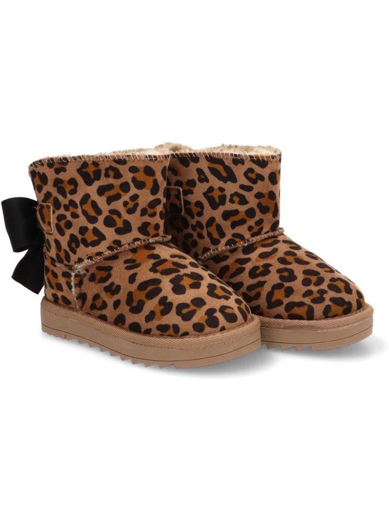 Botin Ugg Niña Suela Plana - Etika Negro Dorado - Kiabi