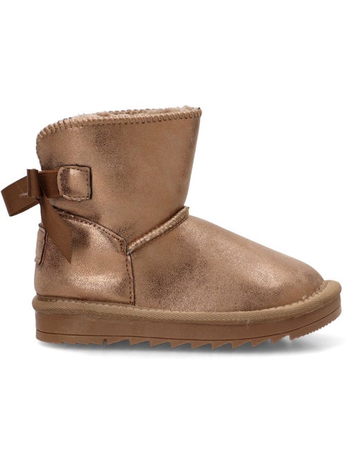 Botin ugg niña suela plana - etika - Kiabi