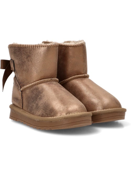 Botin ugg niña suela plana - etika - Kiabi