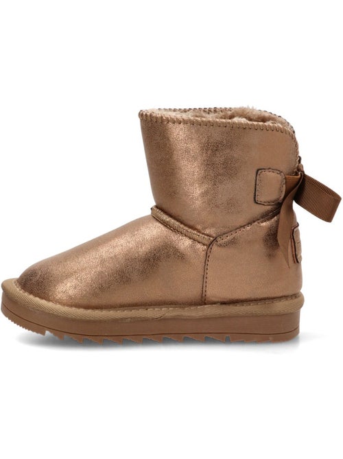 Botin ugg niña suela plana - etika - Kiabi
