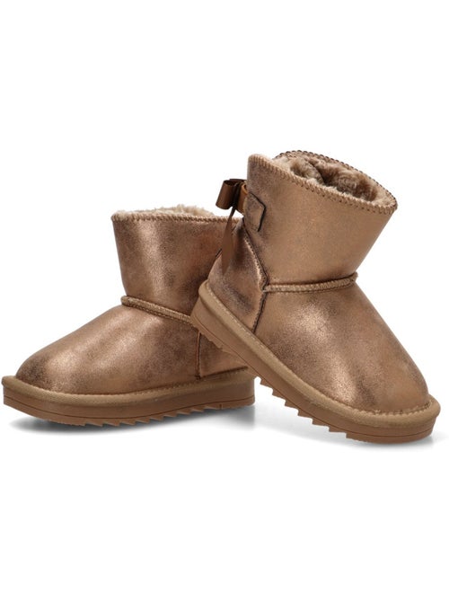 Botin ugg niña suela plana - etika - Kiabi