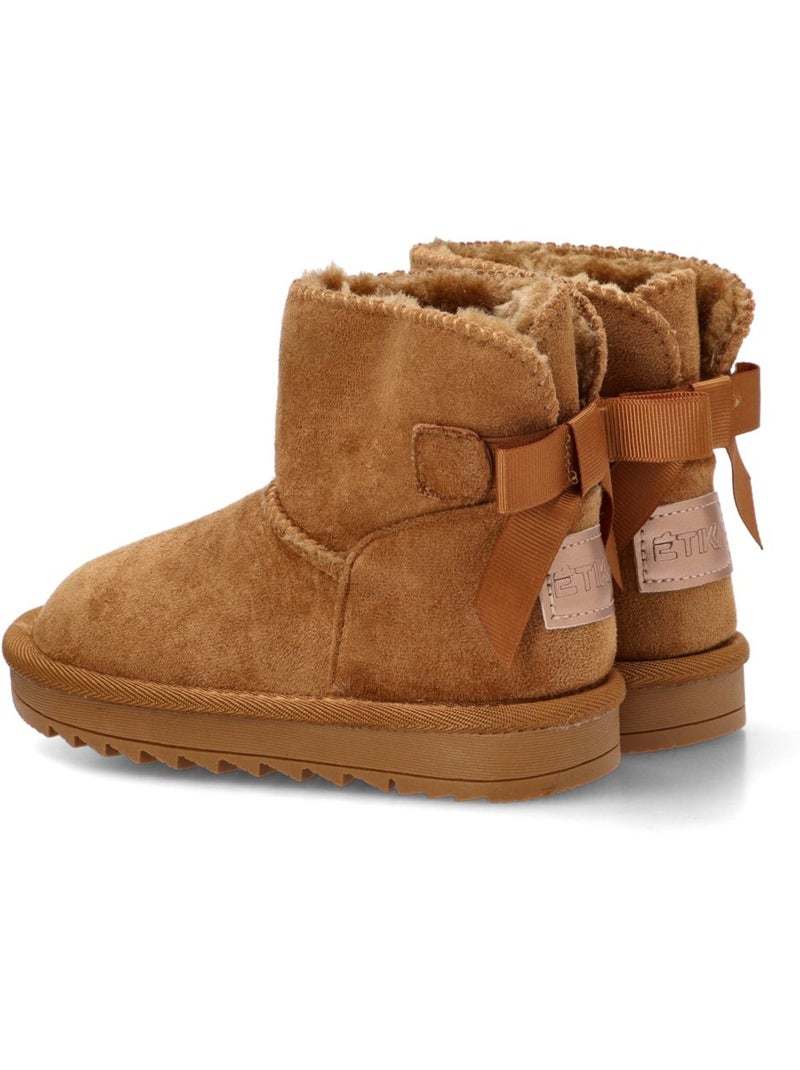 Botin ugg niña suela plana - etika Taupe - Kiabi