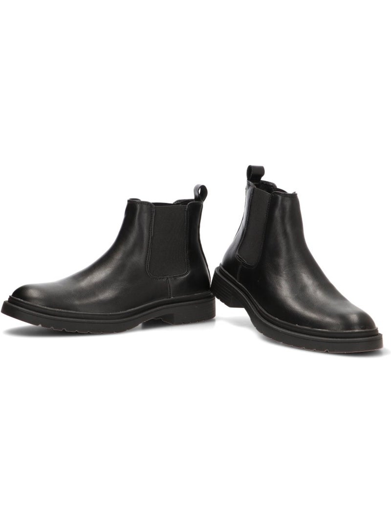Botin weekend hombre suela plana - etika Negro - Kiabi
