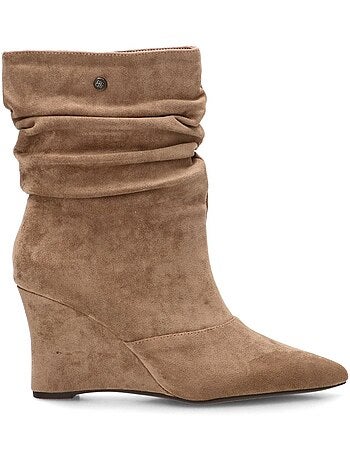 Botin weekend mujer cuña alta - buonarotti