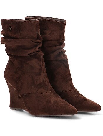 Botin weekend mujer cuña alta - buonarotti