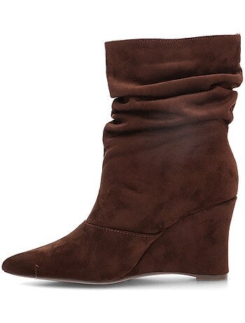 Botin weekend mujer cuña alta - buonarotti