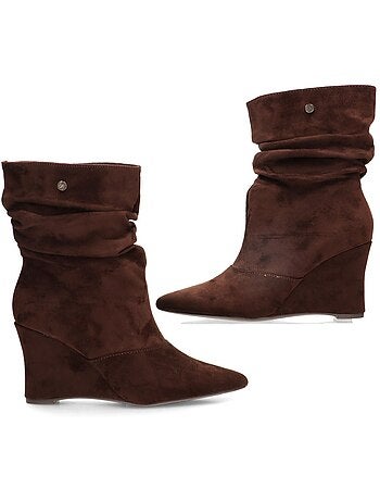 Botin weekend mujer cuña alta - buonarotti