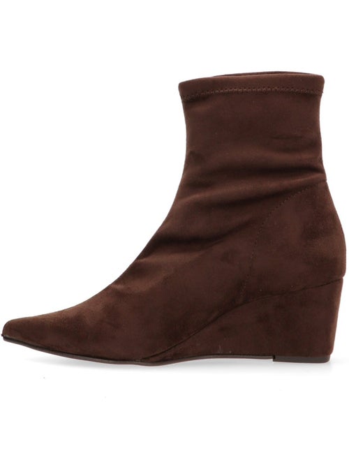 Botin weekend mujer cuña media - mustang - Kiabi Botin weekend mujer cuña media - mustang - Kiabi