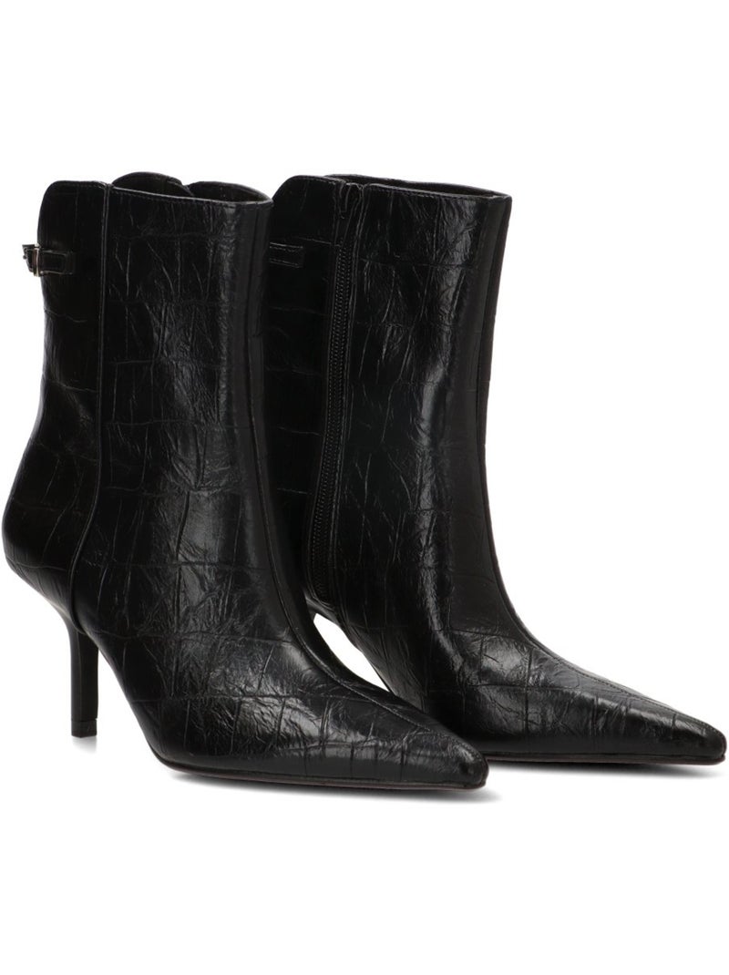 Botin weekend mujer tacón alto - corina Negro - Kiabi
