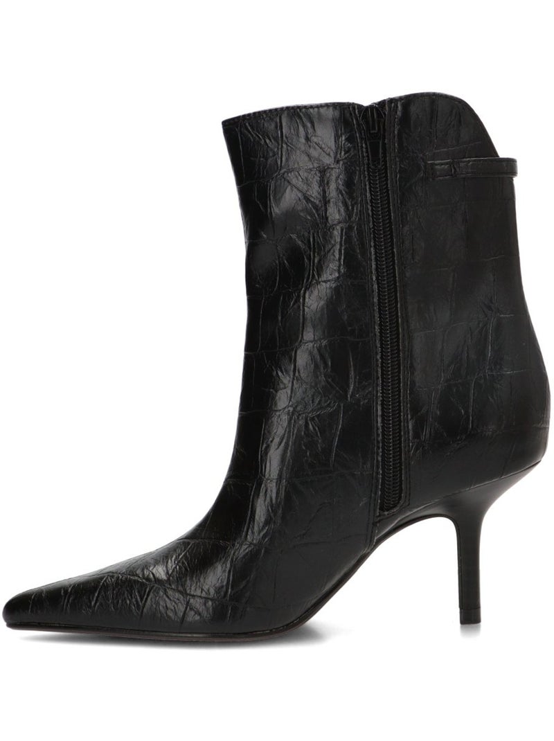 Botin weekend mujer tacón alto - corina Negro - Kiabi