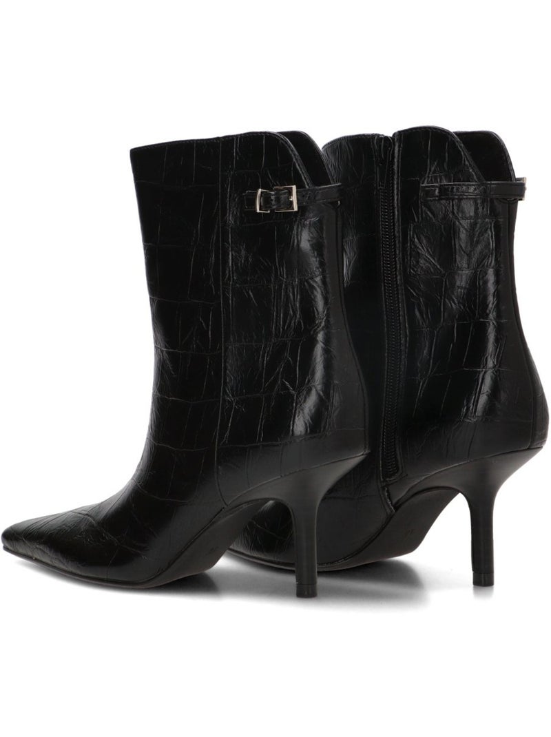 Botin weekend mujer tacón alto - corina Negro - Kiabi